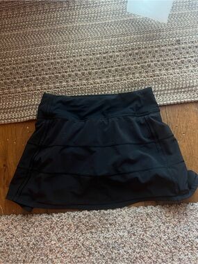 lululemon athletica Black Athletic Skort